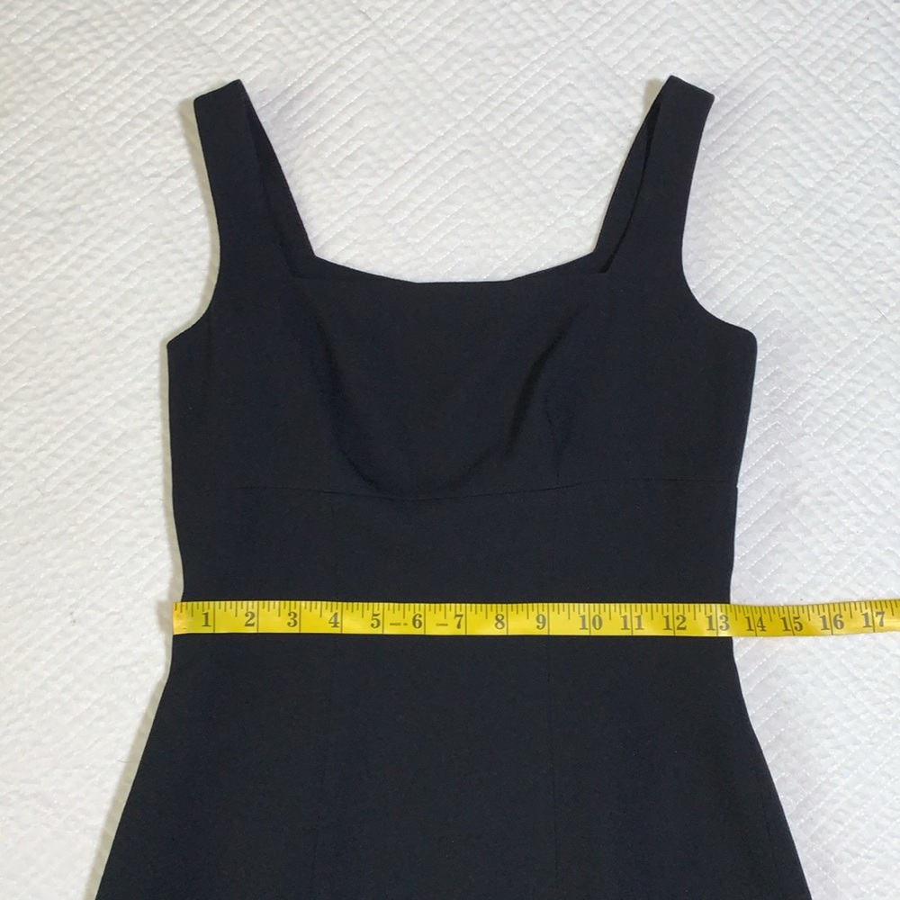 Vintage Bebe Black LBD Mini Tank Dress, Square Neckline, Size 2 - Picture 12 of 16